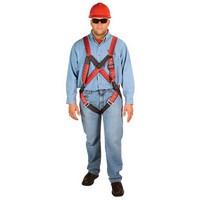 MSA (Mine Safety Appliances Co) 10041518 MSA Universal TechnaCurv Pullover Style Harness With Curvilinear Comfort System, Qwik-F